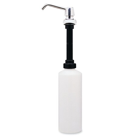 Bobrick Contura Lavatory-Mounted Soap Dispenser, 34 oz, Chrome/Stainless Steel 822